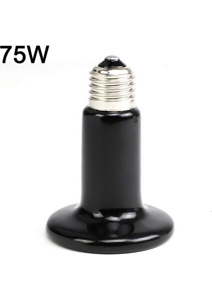 No.3 Tarzı Ev Isıtma Lambası Siyah Kızıl Seramik Isıtıcı Isı Lambası Evcil Hayvan Yavruları Sürüngen Lambası (Yurt Dışından)