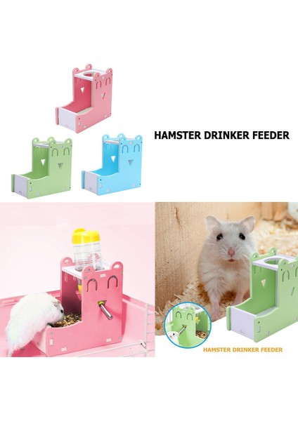 Yeşil Stil M Beden Sıçan Hamster Otomatik Evcil Hayvan Su Içme Şişesi Eko-Pano Yüksek Sertlik Çatlamayan Su Geçirmez Gülümseyen Yüz Gıda Saklama Evi (Yurt Dışından) fırsatları