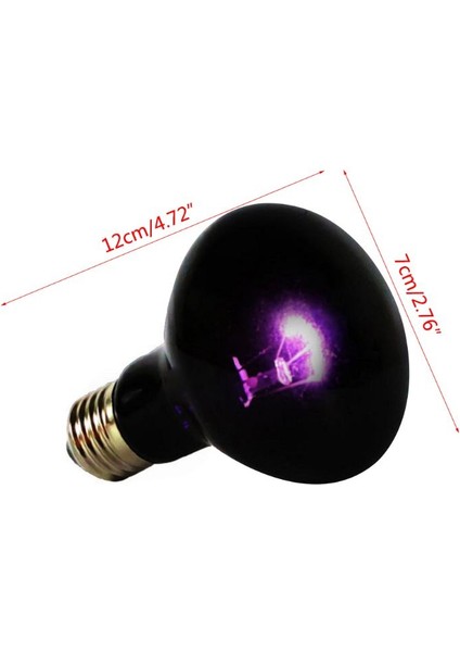 100W Tarzı Sürüngen Uva Isıtma Lambası Tırmanma Evcil Kertenkele Kaplumbağa Isı Işığı Kaplumbağa Kutusu Ampul Yetiştirme Gece Işıkları (Yurt Dışından)