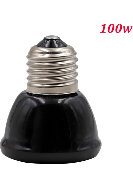 100W Tarzı 25W 50W 75W 100W Evcil Hayvan Isıtma Lambası Siyah Kızılötesi Seramik Isıtıcı Isı Lambası Evcil Hayvan Yavruları Sürüngen Lambası (Yurt Dışından)