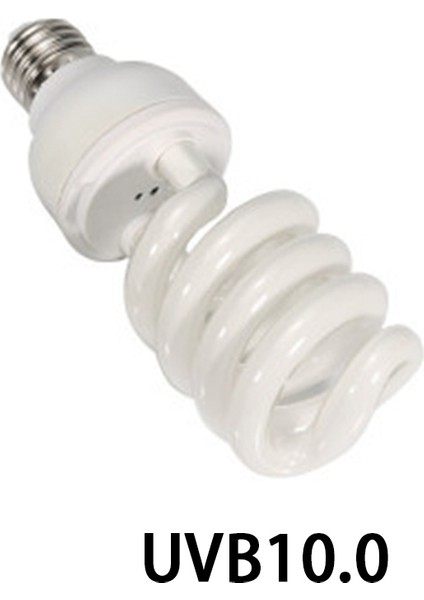 26W 10.0 Tarzı Sürüngen Uvb Lambası Ampul Kaplumbağa Kertenkele Yılan Iguanalar Isı Kalsiyum Lambası Enerji Tasarruflu Işık Sürüngen Sukulent E27 (Yurt Dışından)