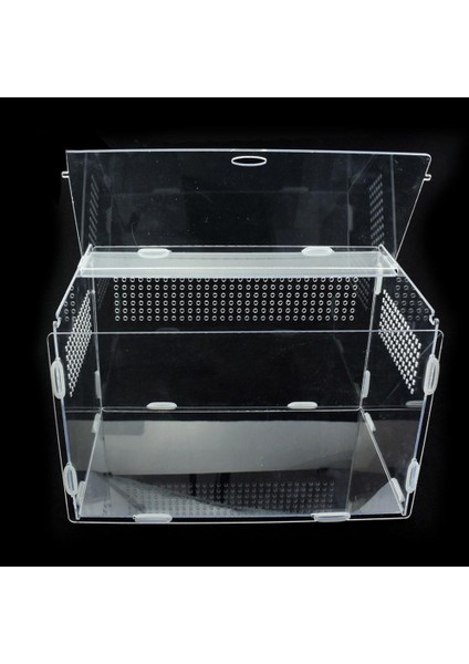 20X15X15CM Stili Şeffaf Büyük Dayanıklı Akrilik Terraryum Sürüngen Kutusu Pet Malzemeleri Soğukkanlı Hayvanlar Sürüngen Evcil Böcek Ev Dekorasyonu (Yurt Dışından) indirimleri
