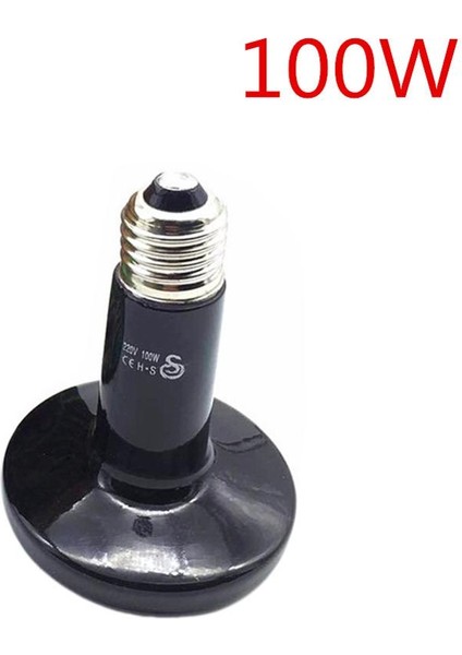 100W Tarzı Seramik Isıtıcı Isıtıcı Lamba Evcil Hayvanlar Sürüngen Kümes Isıtma Işığı (Yurt Dışından)