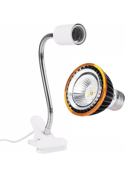 Siyah ve Uvb 10.0 Stili Profesyonel Sürüngen LED Uvb Lambası Kiti Klipsli Seramik Tutucuyla Kaplumbağa Uva + Uvb Lambası Kaplumbağalar Güneşlenme Ampülü (Yurt Dışından)