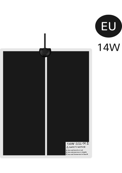 14W Ab Fiş Stili Sürüngenler Isı Matı Tırmanma Evcil Isıtma Sıcak Pedler Ayarlanabilir Sıcaklık Kontrol Cihazı Matlar Sürüngenler Malzemeleri Ab Fiş (Yurt Dışından)
