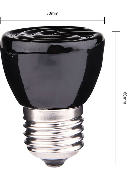 5W Tarzı 25W 50W 75W 100W Pet Isıtma Işık Ampulü Kızıl Seramik Isıtıcı Isı Lambası Ampulü E27 Pet Isıtma Lambası Işık Ampulü (Yurt Dışından)