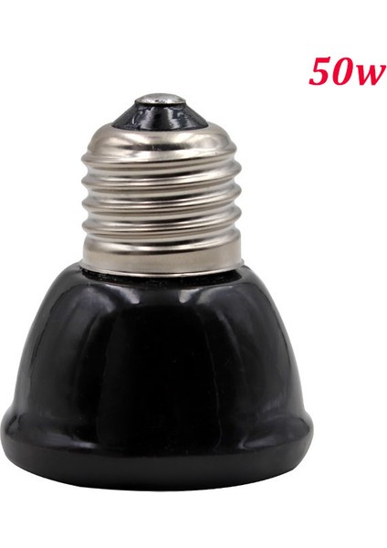50W Tarzı 25W 50W 75W 100W Evcil Hayvan Isıtma Lambası Siyah Kızılötesi Seramik Isıtıcı Isı Lambası Evcil Hayvan Yavruları Sürüngen Lambası (Yurt Dışından)