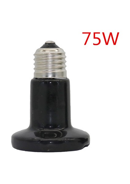 75W Tarzı Kaplumbağa Hayvan Isıtıcı Pet Seramik Isıtma Lambası E27 25W 50W 75W 100W 1 Adet (Yurt Dışından)