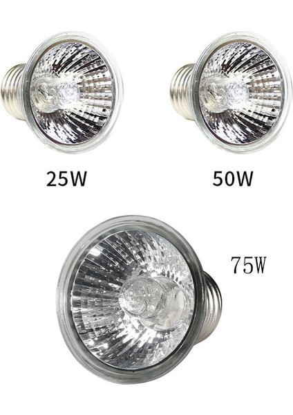75W Tarzı Sürüngen Lambası Ampul Kaplumbağa Isıtma Uv Işığı Ampuller Sürüngenler Kertenkeleler Sıcaklık Kontrol Cihazı (Yurt Dışından)