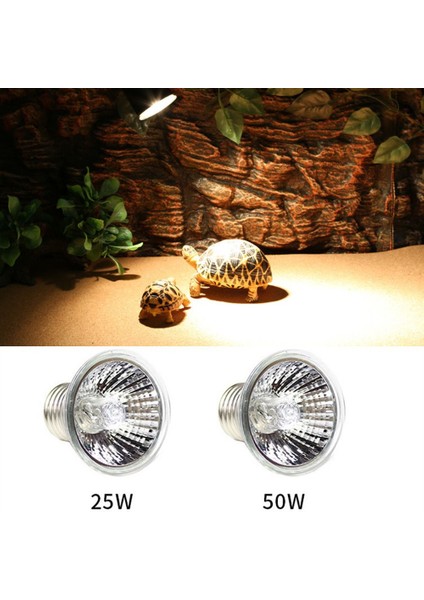 75W Tarzı Sürüngen Lambası Ampul Kaplumbağa Isıtma Uv Işığı Ampuller Sürüngenler Kertenkeleler Sıcaklık Kontrol Cihazı (Yurt Dışından)