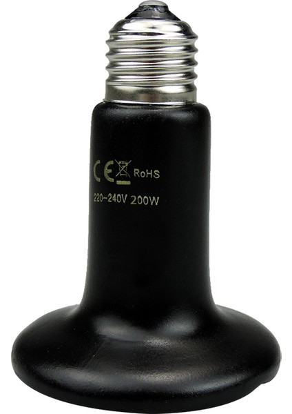 200W Tarzı Evcil Hayvan Isıtma Işık Ampulü 220V Siyah Kızıl Seramik Isıtıcı Isı Lambası Kertenkele Hayvanlar Için Kertenkele Lambası 25W 50W 75W 100W 150W 200W (Yurt Dışından)