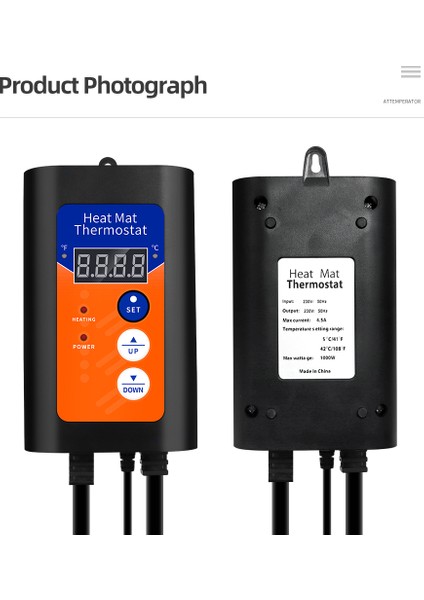 Ab Fiş Tarzı Isı Mat Termostat Dijital Sıcaklık Kontrol Cihazı Hassas Sıcaklık Kontrolü Hidroponik Bitkiler Tohum Çimlendirme Sürüngenler Için - E-Ticaret Ürünü (Yurt Dışından) indirimleri