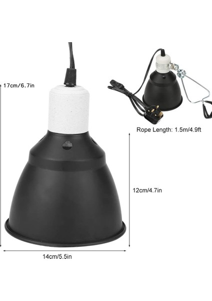 Kelepçe Tarzı Ab Fişi Sürüngen Uva Uvb Lamba Tutucu Kaplumbağa Uvb Isıtma Ampulü Işık Tutucu Kelepçe Fener Tavuk Yavrusu Isıtma Için Basking (Yurt Dışından) modelleri