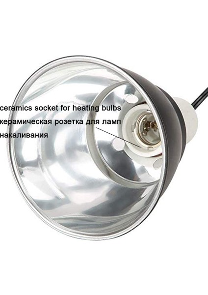 Kelepçe Tarzı Ab Fişi Sürüngen Uva Uvb Lamba Tutucu Kaplumbağa Uvb Isıtma Ampulü Işık Tutucu Kelepçe Fener Tavuk Yavrusu Isıtma Için Basking (Yurt Dışından) fırsatları