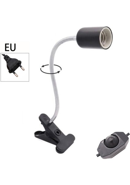 Yalnızca Ab Tak Klipsi Stili Kaplama Ampul Lamba Tutucu ve Termometre Higrometre Kaplumbağa Kaplumbağa Isıtma Lambası Kiti 220V'LI Uva + Uvb Sürüngen Lambası Seti (Yurt Dışından)