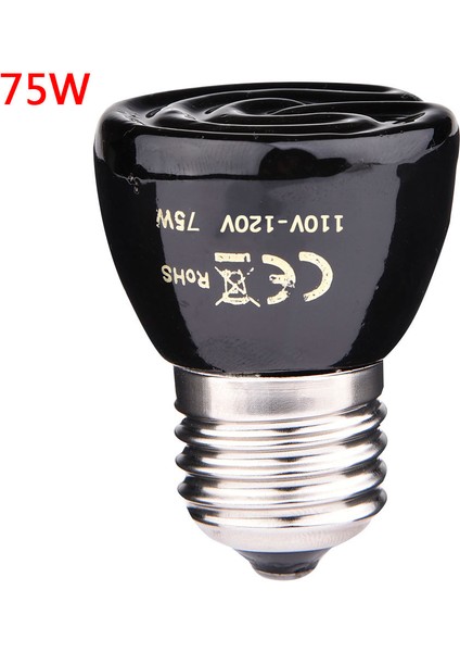 75W Tarzı 25W 50W 75W 100W Pet Isıtma Işık Ampulü Kızıl Seramik Isıtıcı Isı Lambası Ampulü E27 Pet Isıtma Lambası Işık Ampulü (Yurt Dışından)