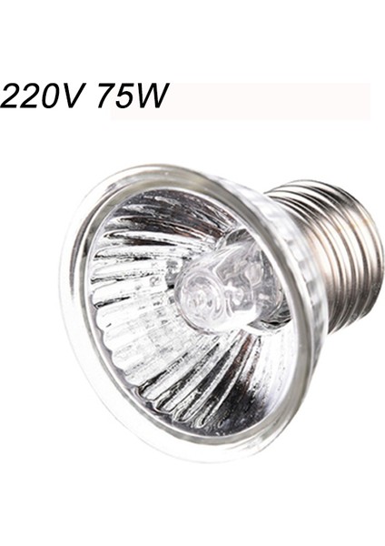 220V E27 75W Stili Tortoise Lizard Basking Lambası 25W 50W 75W 100W Evcil Isıtma Ampulü Kertenkele Yılan Kaplumbağa Sürüngen Isıtma Lambası Uva + Uvb Güneş Işığı (Yurt Dışından)