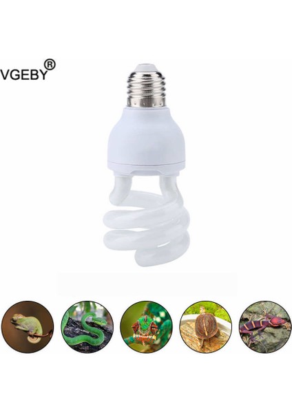 UVB10.0 Stili Sürüngenler Için Sıcak Uvb Lamba Ampulü Kertenkele Yılan Iguana Isı Kalsiyum Lambası Enerji Tasarruflu Işık Succulent (Yurt Dışından) fiyatları