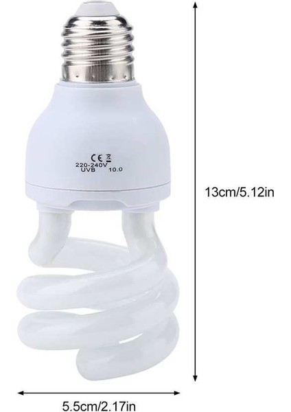 UVB10.0 Stili Sürüngenler Için Sıcak Uvb Lamba Ampulü Kertenkele Yılan Iguana Isı Kalsiyum Lambası Enerji Tasarruflu Işık Succulent (Yurt Dışından) indirimleri