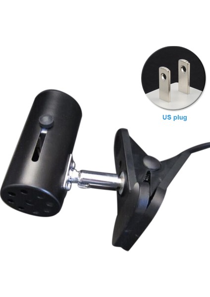 Beyaz Ab Fiş Stili Uv Metal Tabanlı Balık Tankı Anahtarlı Stand Reptil Isıtma Aparatı Işık Kelepçesi Kaplumbağa Ampul Klipsi Evcil Hayvan Için (Yurt Dışından)