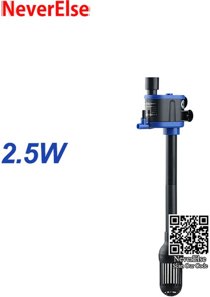 2.5W Tarzı Au Fiş Adaptörü Akvaryum Balık Tankı Filtre Pompası + Hava Giriş Tüpü Oksijen Ekler + Su Çıkış Tüpü Harici Filtre Kutusuna Su Dolaşımı 2. (Yurt Dışından)
