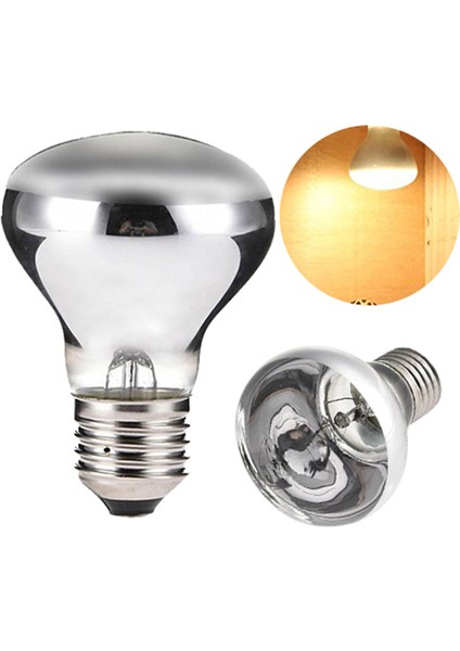 50W Tarzı E27 Isıtma Ampulü 50W 100W Sürüngen Yılan Kaplumbağa Isıtma Lambası Seramik Isıtıcı Isı Işık Ampulü Evcil Hayvan Yavrulayıcı Sürüngen Lambası (Yurt Dışından)