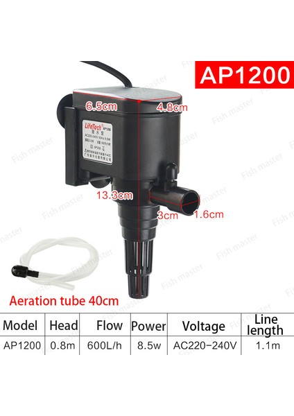AP-1200 Stili Ingiltere Adaptör Fişi Jebo Lıfetech Üçü Bir Arada Daldırma Pompası - Lifetech A Ap Daldırma Pompası Lifetech Apl Buz Makinesi Pompası (Yurt Dışından)