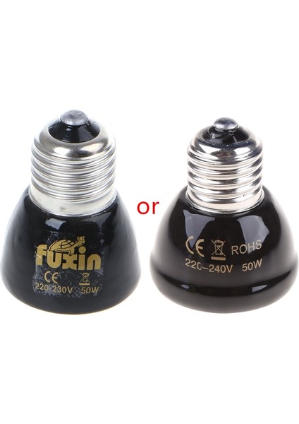 50W Tarzı Evcil Hayvan Kertenkele Isıtma Işık Ampulü 25W 50W 75W 100W E27 Için Uzak Kızılötesi Seramik Isıtıcı Işık Lambası (Yurt Dışından)