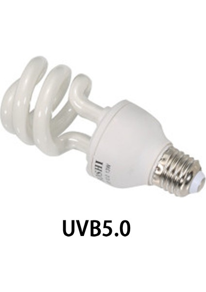 26W 5.0 Tarzı Sürüngen Uvb Lambası Ampul Kaplumbağa Kertenkele Yılan Iguanalar Isı Kalsiyum Lambası Enerji Tasarruflu Işık Sürüngen Sukulent E27 (Yurt Dışından)