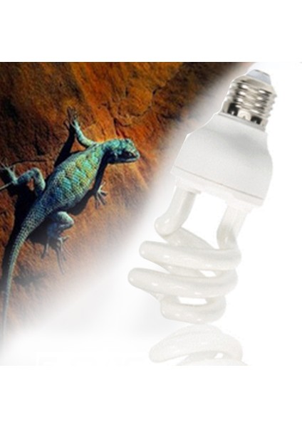 26W 5.0 Tarzı Sürüngen Uvb Lambası Ampul Kaplumbağa Kertenkele Yılan Iguanalar Isı Kalsiyum Lambası Enerji Tasarruflu Işık Sürüngen Sukulent E27 (Yurt Dışından) indirimleri