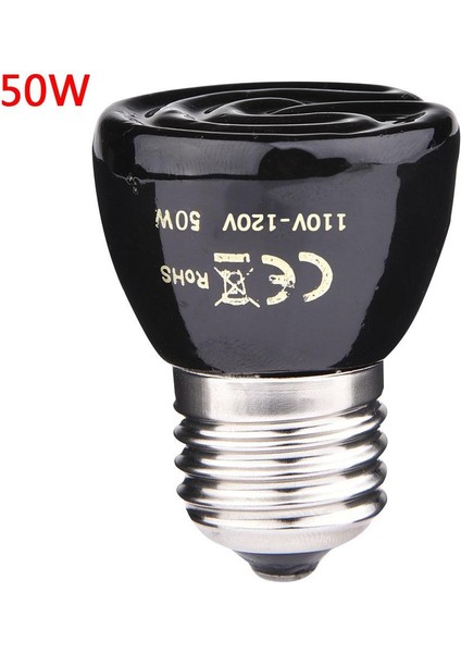 100W Tarzı 25W 50W 75W 100W E27 Siyah Kızıl Seramik Isıtıcı Ampul Kediler Kaplama Tavuklar Sürüngen Lambası (Yurt Dışından) fırsatları