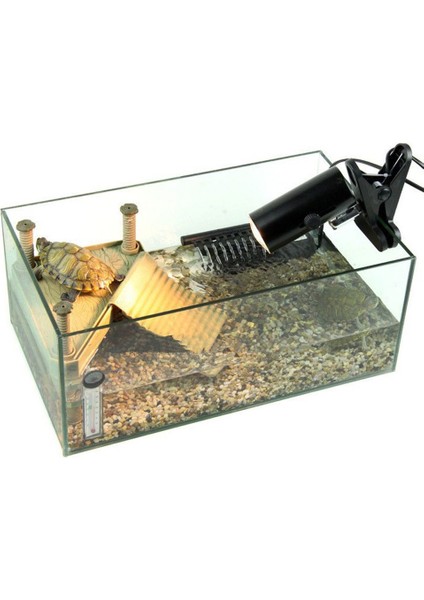 25W Tarzı Kaplumbağa Güneşlenme Uv Işık Ampul Isıtma Lambası Reptile Lambası Sürüngenler Sıcaklık Kontrol Cihazı (Yurt Dışından)
