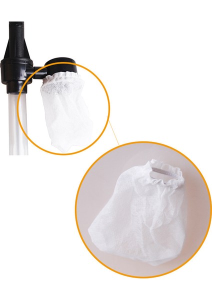 Beyaz Stil 4 Adet Akvaryum Temizleyici Kum Yıkayıcı Ağsız Toz Torbası Değiştirme Filtre Torbası Aksesuarları (Yurt Dışından)
