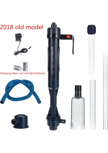 NO.2018 Tarzı 1 Ünite Akvaryum Su Değiştirici Güçlü Emiş Balık Dışkısı Temizleyici Pompa Elektrikli Sifon Otomatik Ev Vakum Balık Tankı Kum Yıkayıcı (Yurt Dışından)
