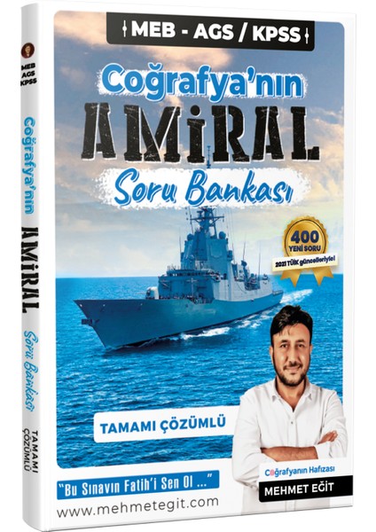 MEB-AGS KPSS Coğrafyanın Amiral Tamamı Çözümlü Soru Bankası