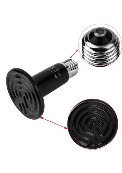 25W Tarzı Sıcak Pet Isıtma Işığı Ampulü Kertenkele Hayvan Isıtıcı Kuluçka Isıtıcı Için Kızıl Seramik Emitör Isı Lambası Ampulü (Yurt Dışından) indirimleri