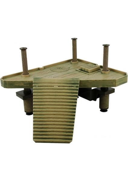 L Tarzı 1 Ünite Kaplumbağa Kurutma Platformu Yükselme Platformu Ada Tırmanma Suyun Üzerinde Yüzen Platform Su ve Su Tankı Akvaryumu (Yurt Dışından) modelleri