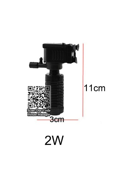 11CM 2W Tarzı Au Fiş Adaptörü Meap Akvaryum Filtre Pompası Balık Tankı Için Sünger Filtre Hava Oksijen Spreyli Su Filtresi Akvaryum Pompası 2W 3W 5W (Yurt Dışından)