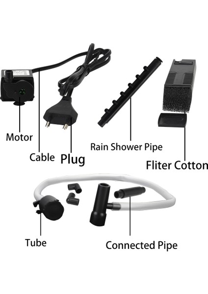 Sünger Ped Tarzı Balık Tankı Oksijen Arttırma Pompası Düşük Seviye Su Eu Fişi Akvaryum Su Filtre Pompası Akvaryum Balık Tankı Filtre Aksesuarları (Yurt Dışından) fiyatları