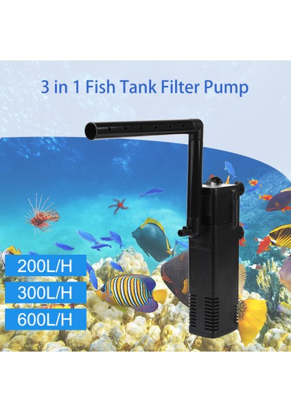 Sünger Ped Tarzı Balık Tankı Oksijen Arttırma Pompası Düşük Seviye Su Eu Fişi Akvaryum Su Filtre Pompası Akvaryum Balık Tankı Filtre Aksesuarları (Yurt Dışından) fırsatları