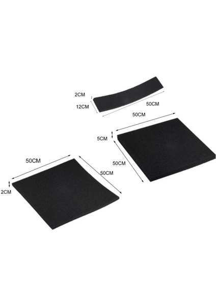 50X50X2CMA Stili Sıcak Satış 80% Filtre Süngeri Aktif Karbon Tasarımı En Büyük Yapışma Siyah Akvaryum Biyokimyasal Filtre Köpüğü Için Su Tankı (Yurt Dışından) indirimleri