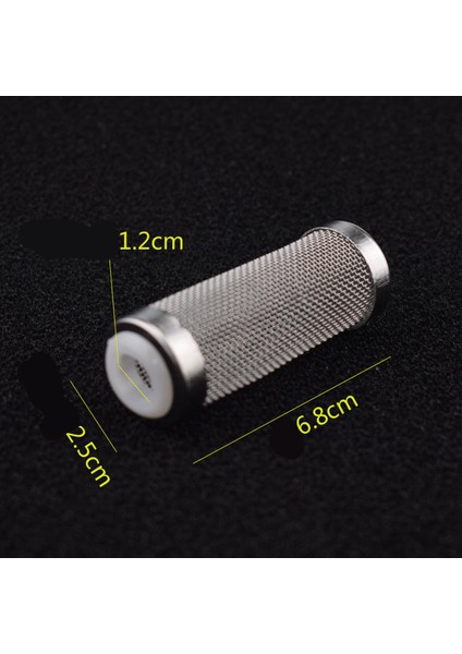 Beyaz 12MM Tarzı Paslanmaz Çelik Filtre Giriş Karides Ağı Özel Karides Silindir Filtre Giriş Akışı Giriş Koruma Ağı Akvaryum Balık Tankı Aksesuarları (Yurt Dışından)