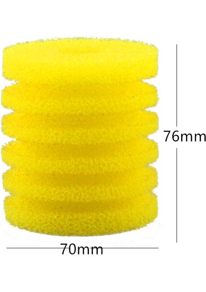 Sünger Tarzı Akvaryum Filtre Süngerleri Sarı Filtre Balık Tankı Köpük Sünger Aracı Hava Pompası Süngerler Akvaryum Iç Filtre Pompası Süngerler (Yurt Dışından)