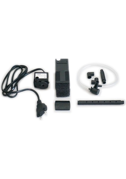 Siyah Stil S Beden Iç Akvaryum Filtre Su Pompası ve Püskürtme Çubuğu ile Filtreleme Dayanıklı Balık Tankı B88 (Yurt Dışından) modelleri