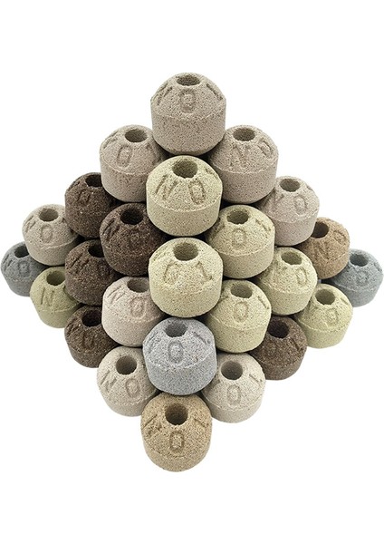 Mor Tarzı 1 Paket Bio Bacterial House Seramik Halka Süper Akvaryum Filtre Medyası Biyolojik Halkalar No2 No3 Po4 Nh3 Çıkarma Tatlı Su Tuzlu Su (Yurt Dışından)