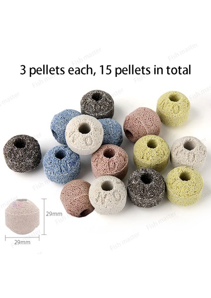 Açık Gri Tarzı 1 Paket Bio Bacterial House Seramik Halka Süper Akvaryum Filtre Medyası Biyolojik Halkalar No2 No3 Po4 Nh3 Çıkarma Tatlı Su Tuzlu Su (Yurt Dışından)