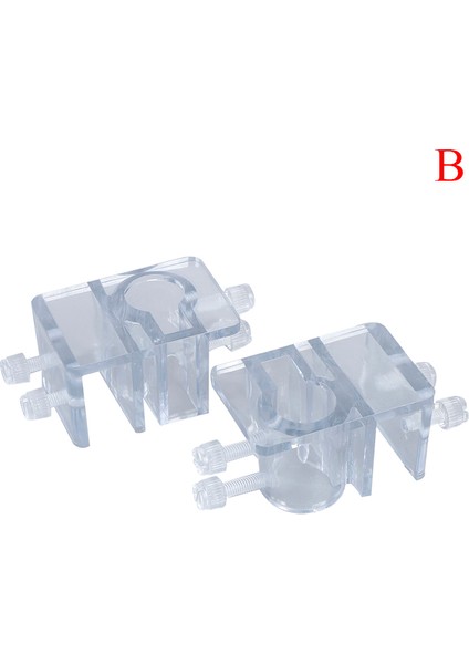 B 1 Çift Tarzı 60X40X35MM Lily Glae Tutucu Akvaryum Balık Tankı Manzara Filtre Braketi Kanca Giriş Çıkış Su Hortumu Sabitleyici Evcil Hayvan Aksesuarı Aracı (Yurt Dışından)