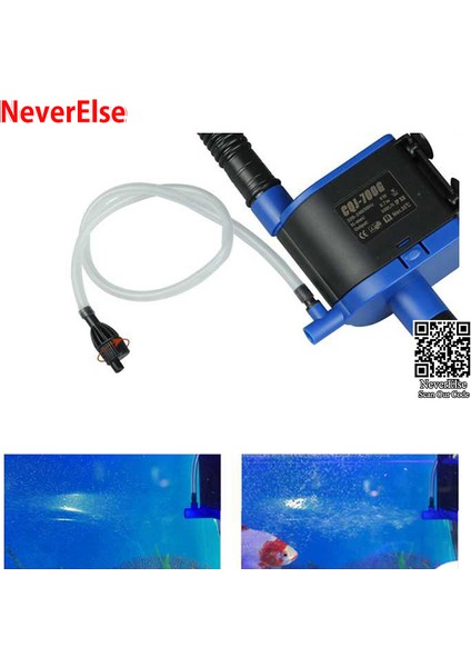 2.5W Tarzı Abd Fiş Adaptörü Akvaryum Balık Tankı Filtre Pompası + Hava Giriş Tüpü Oksijen Ekler + Su Çıkış Tüpü Harici Filtre Kutusuna Su Dolaşımı 2. (Yurt Dışından) fırsatları
