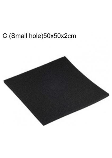 50X50X2CMC Stili Sünger Filtre Pad En Büyük Yapışma Akvaryum Filtre Köpüğü Deformasyon Olmadan Siyah Biyokimyasal Emici Süzgeç Pad (Yurt Dışından)
