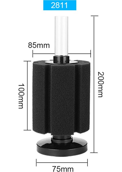 20X7.5CM 250G Stili Akvaryum Filtre Temizleyici Sessiz Inspiratuar Biyo Pamuk Filtrasyon Balık Tankı Köpük Sıvı Sünger Filtre Aksesuarları Evcil Hayvan Malzemeleri (Yurt Dışından)